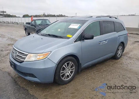2012 Honda Odyssey Ex-L z USA, uszkodzony, nr VIN 5FNRL5H66CB093777